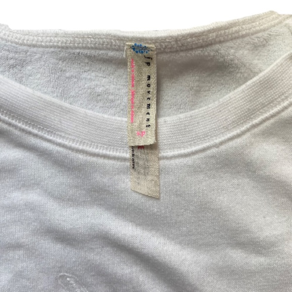 Free People Aloha Sweatshirt Ivory - Picture 8 of 8
